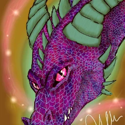 dcmagic draw sketch magic dragon