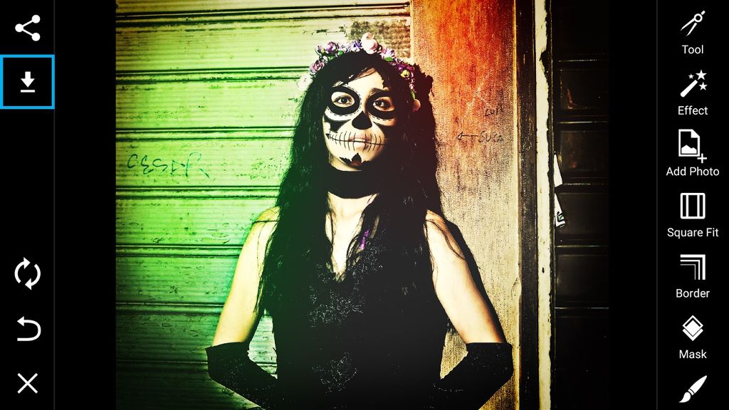 day of the dead photo editing