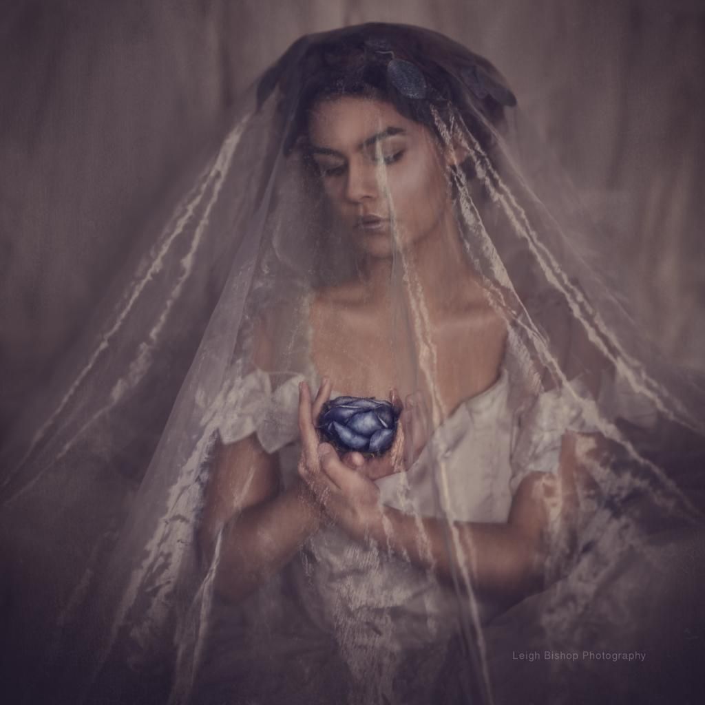 misterious bride photo