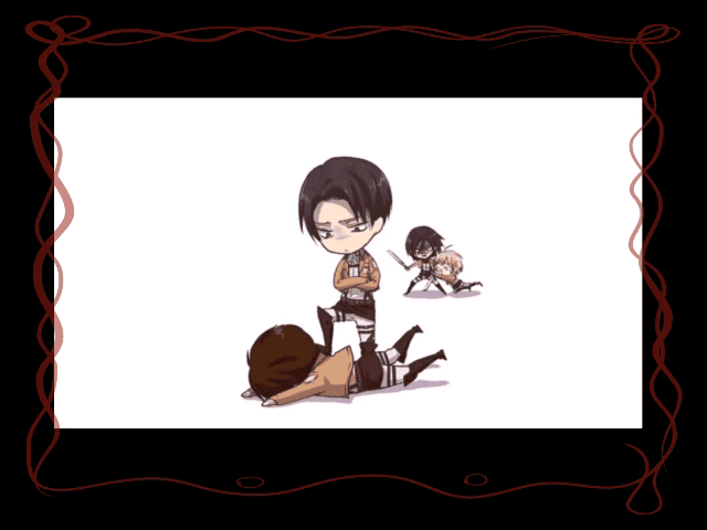 Gif Attack Levi Eren Mikasa By Animelover